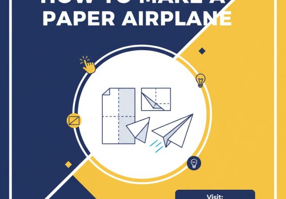 How to make a paper airplane