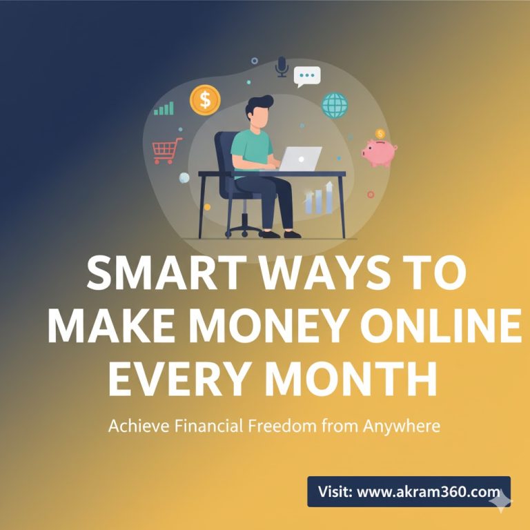 Smart Ways to Make Money Online Every Month